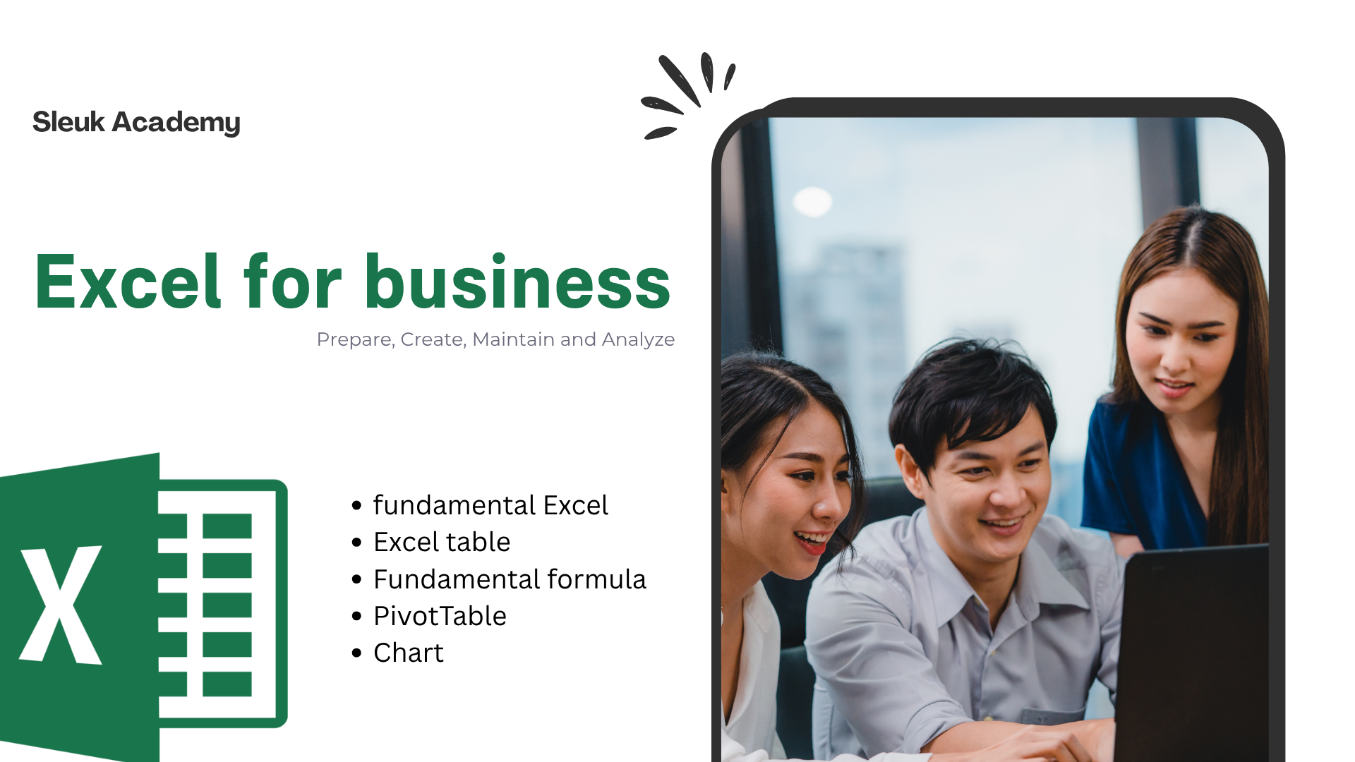 Mastering baisc excel for business user